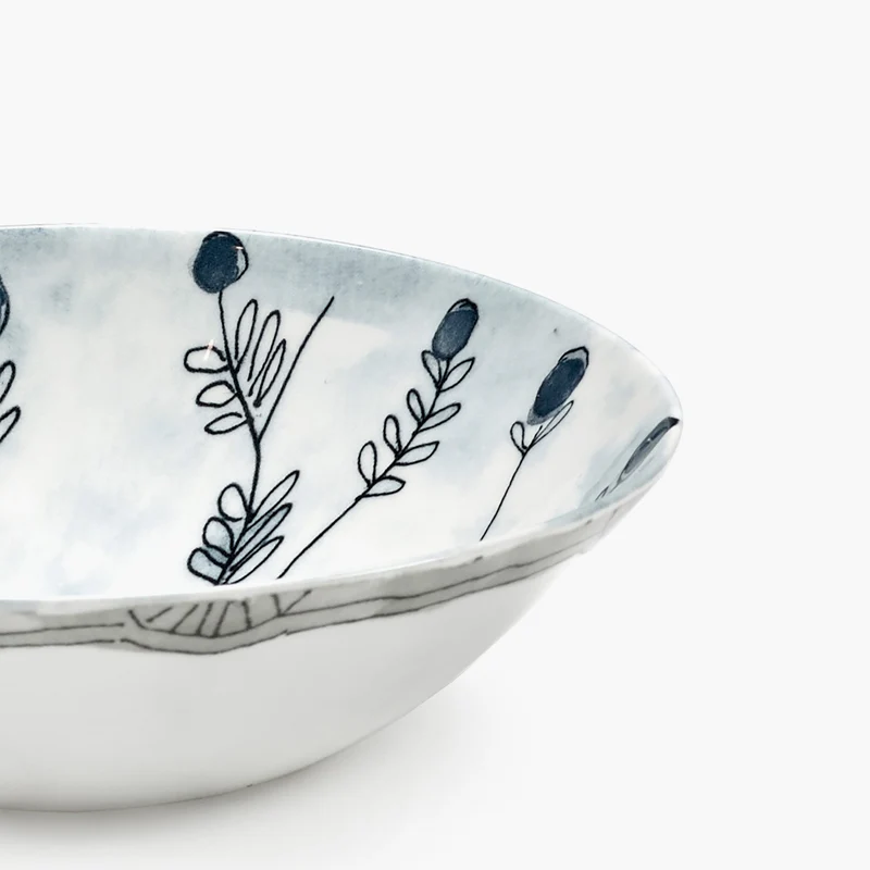 Serax Midnight Flowers Low Bowl