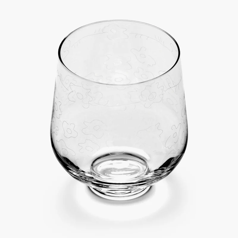 Serax Midnight Flowers Glass