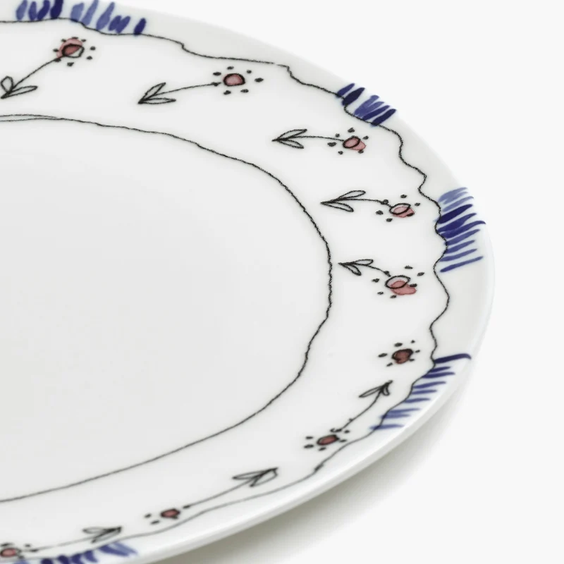 Serax Midnight Flowers Dinner Plate