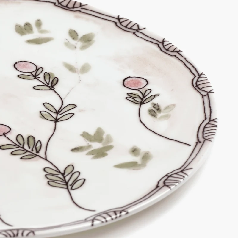 Serax Midnight Flowers Dinner Plate