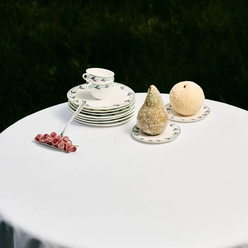 Serax Midnight Flowers Dessert Plate