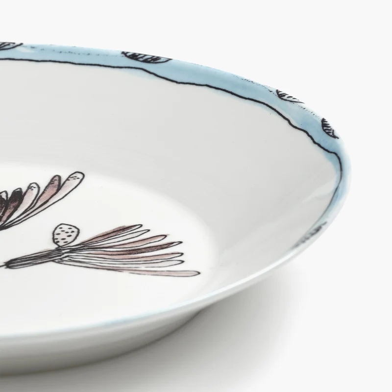 Serax Midnight Flowers Deep Plate