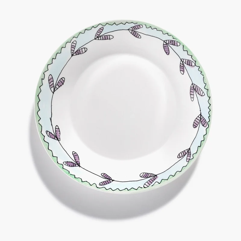 Serax Midnight Flowers Deep Plate