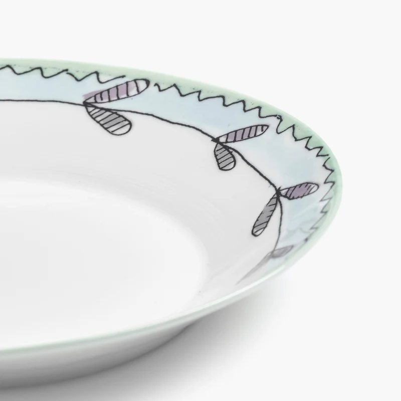 Serax Midnight Flowers Deep Plate