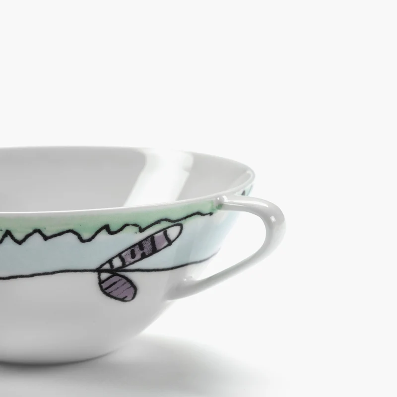 Serax Midnight Flowers Coffee Cup Low