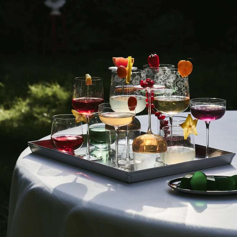 Serax Midnight Flowers Champagne Flute