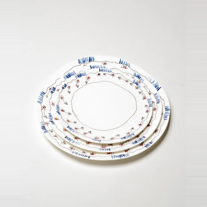 Serax Midnight Flowers Breakfast Plate