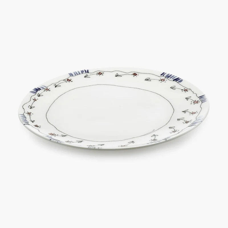 Serax Midnight Flowers Breakfast Plate