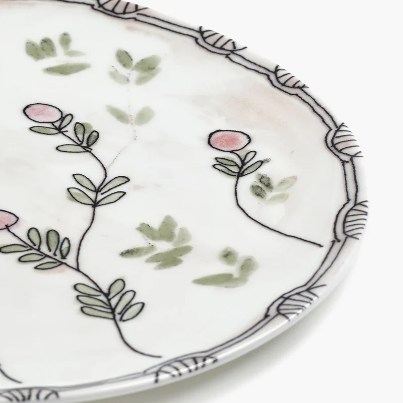 Serax Midnight Flowers Breakfast Plate