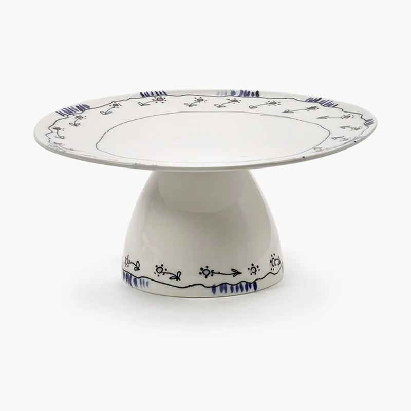 Serax Midnight Flowers Cake Stand