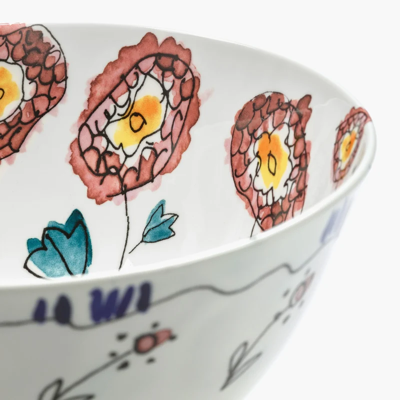 Serax Midnight Flowers Bowl