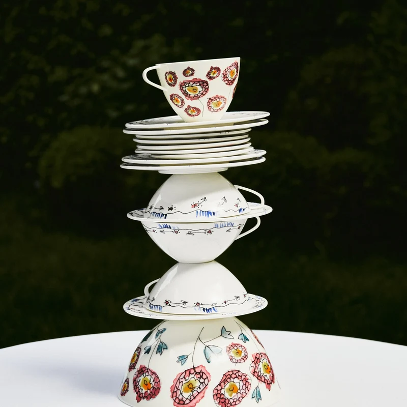 Serax Midnight Flowers Bowl