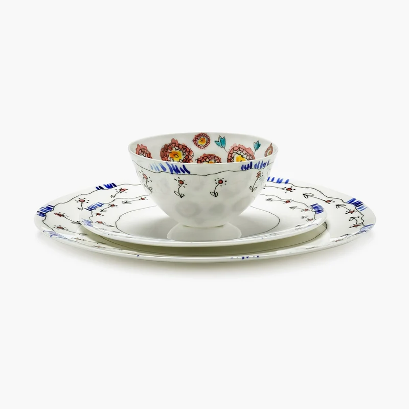 Serax Midnight Flowers Bowl