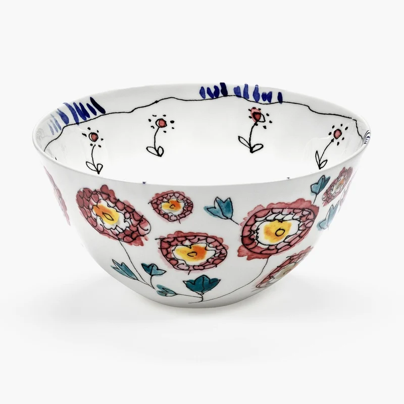 Serax Midnight Flowers Bowl