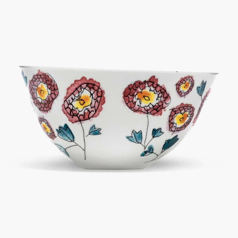 Serax Midnight Flowers Bowl