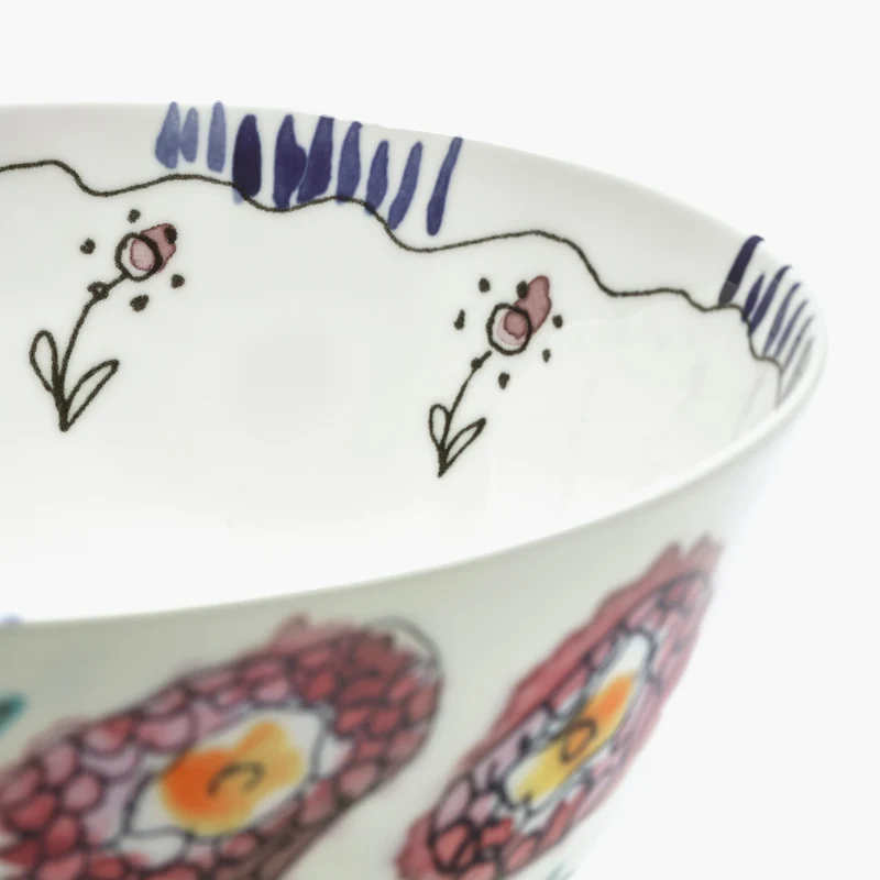 Serax Midnight Flowers Bowl