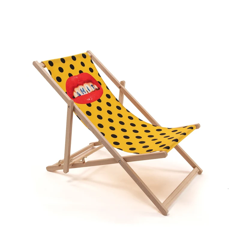 Seletti Toiletpaper Folding Deckchair