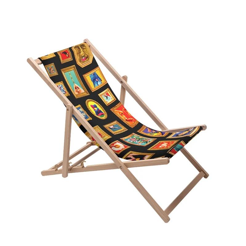 Seletti Toiletpaper Folding Deckchair