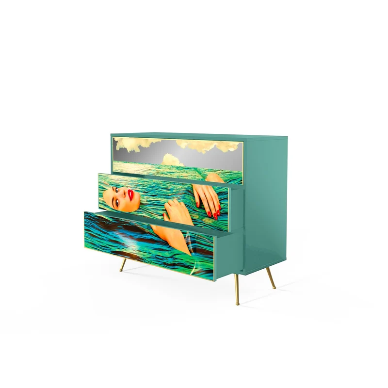 Seletti Toiletpaper Chest of Three Drawers