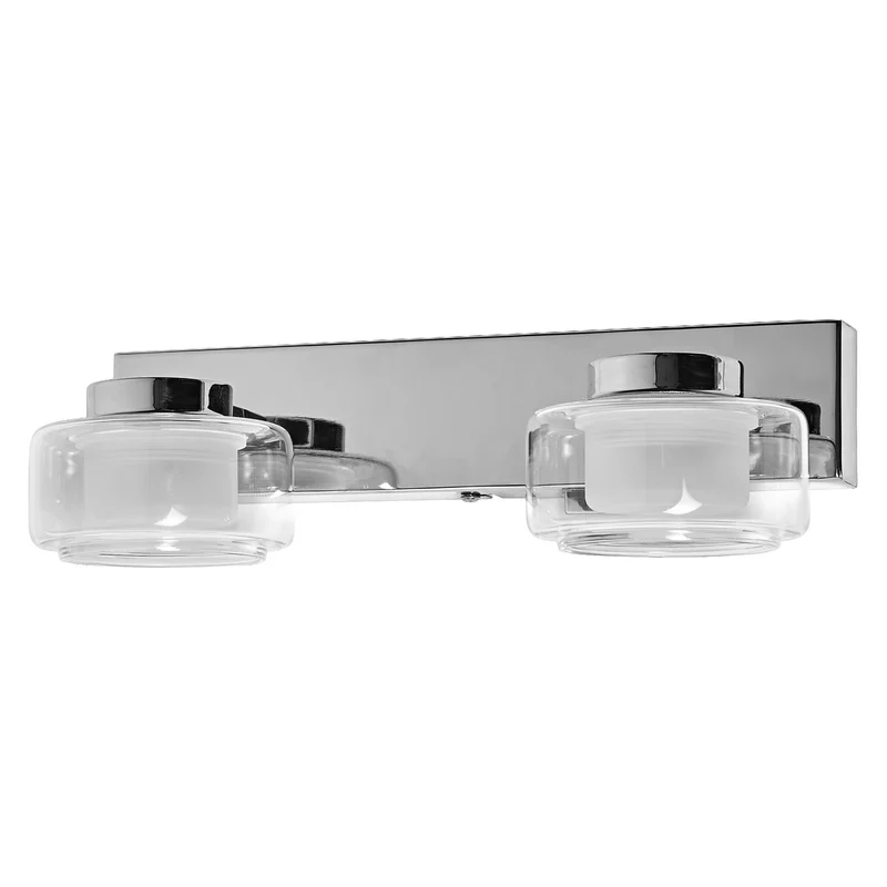 LEDVANCE ORBIS Flame Wand- und Deckenleuchte mit LED, Chrom, 11W, 700lm, 3000/4000K, Farbtemperatur über Wandschalter einstellbar (kaltweiß/warmweiß), IP44