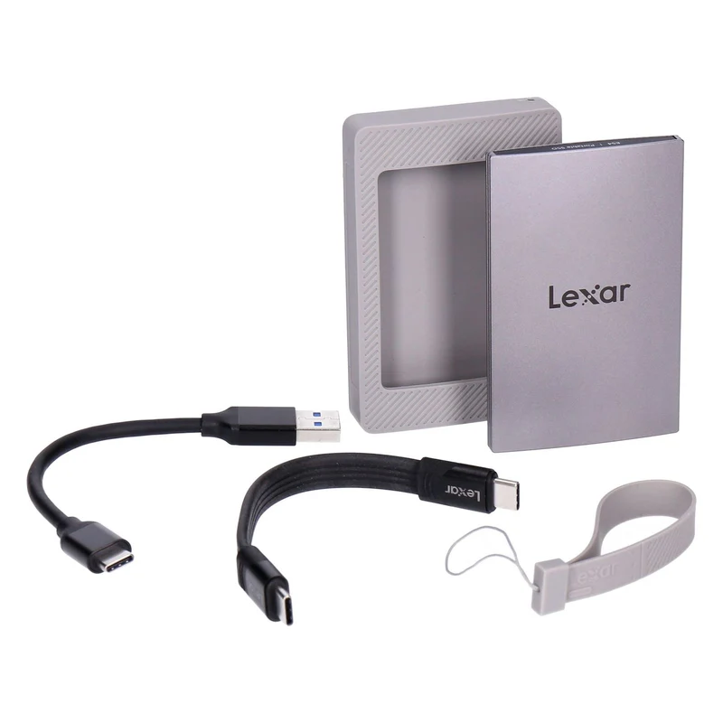 Lexar ES4 ext. Portable SSD 1TB grau Magnetic Set