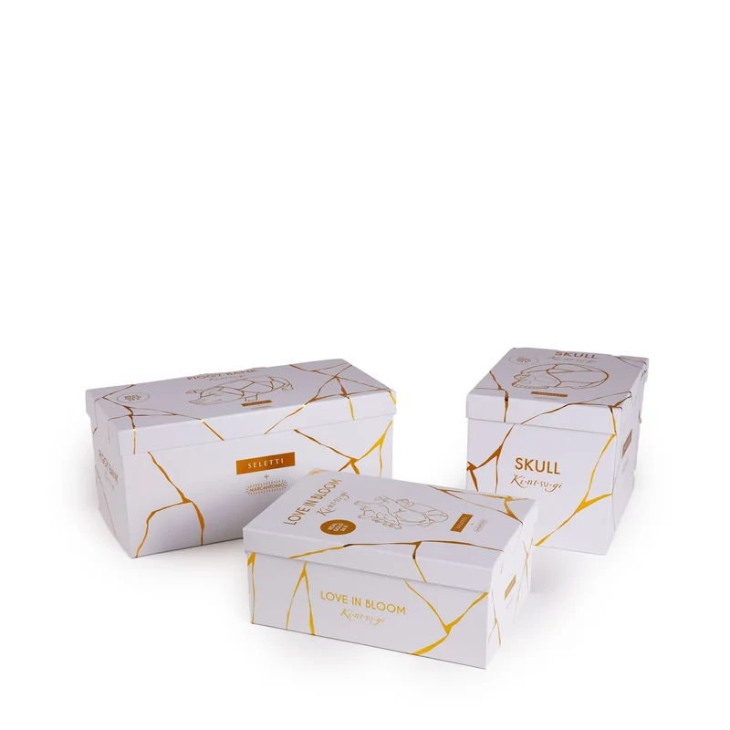 Seletti Kintsugi Skull Ornament