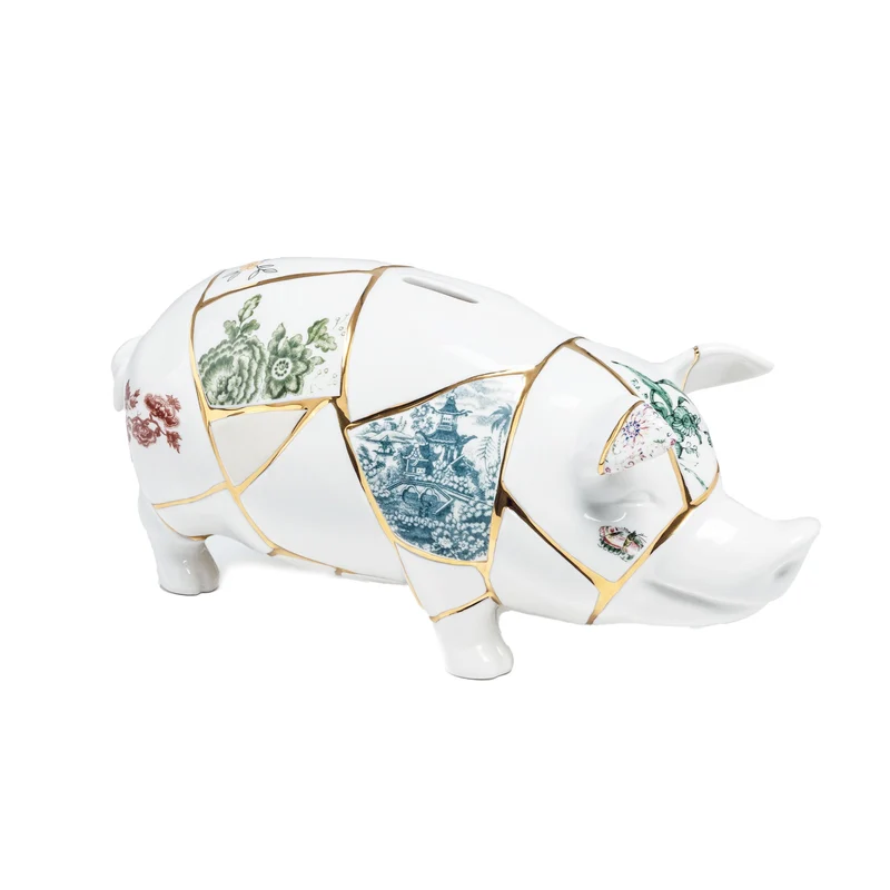 Seletti Kintsugi Piggy Bank