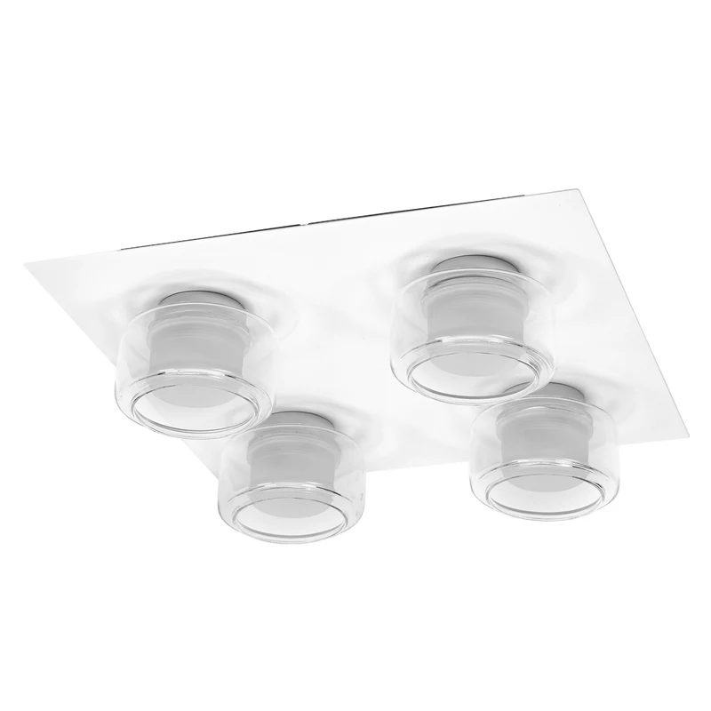 LEDVANCE ORBIS Flame Wand- und Deckenleuchte mit LED, weiß, 22W, 1400lm, 3000/4000K, Farbtemperatur über Wandschalter einstellbar (kaltweiß und warmweiß), IP44 Schutz vor Fremdkörpern und Spritzwasser