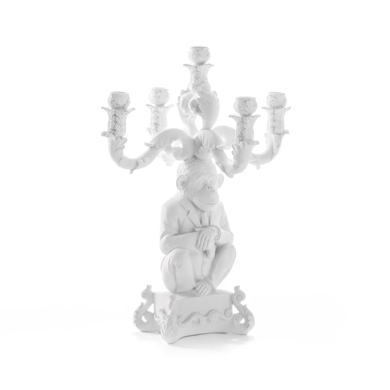 Seletti Burlesque The Wise Chimpanzee Candelabra