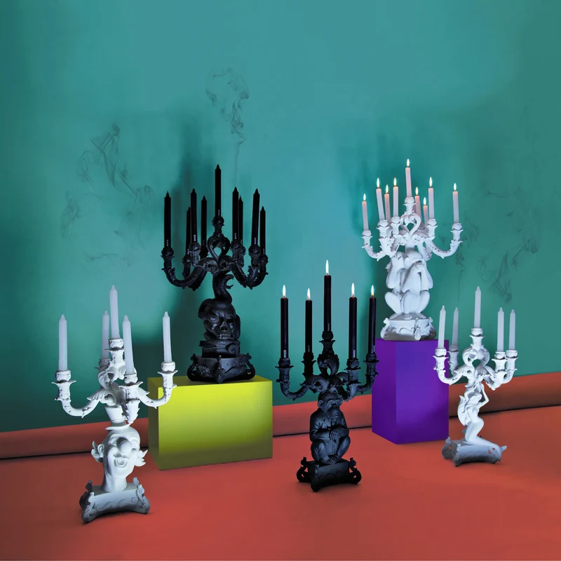 Seletti Burlesque Clown Candelabra