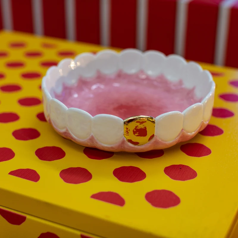 Seletti Blow Toothy Line Ashtray