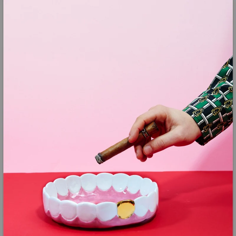 Seletti Blow Toothy Line Ashtray