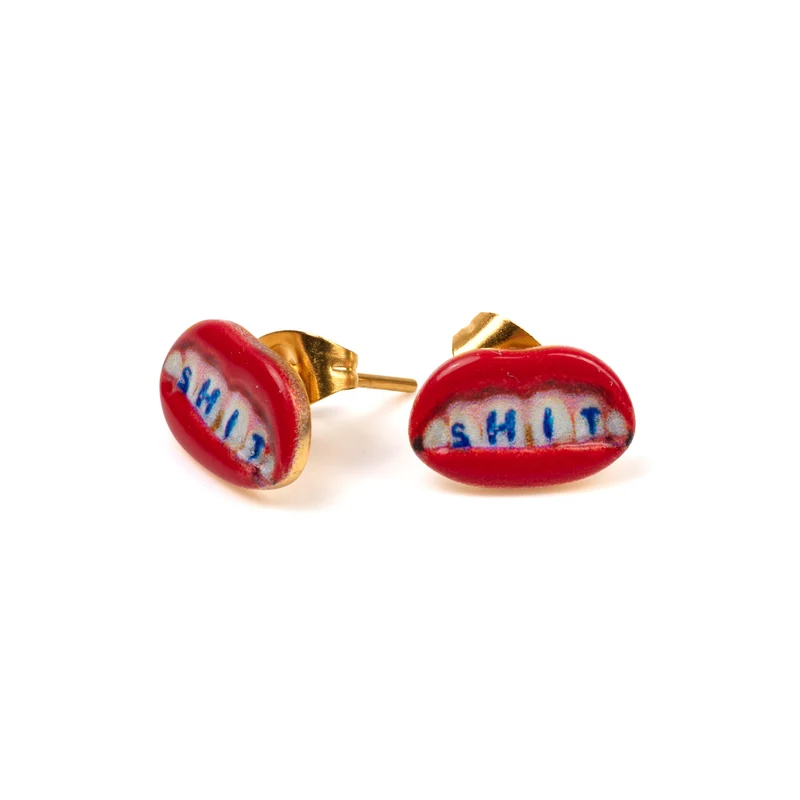 Seletti Toiletpaper Stud Earrings