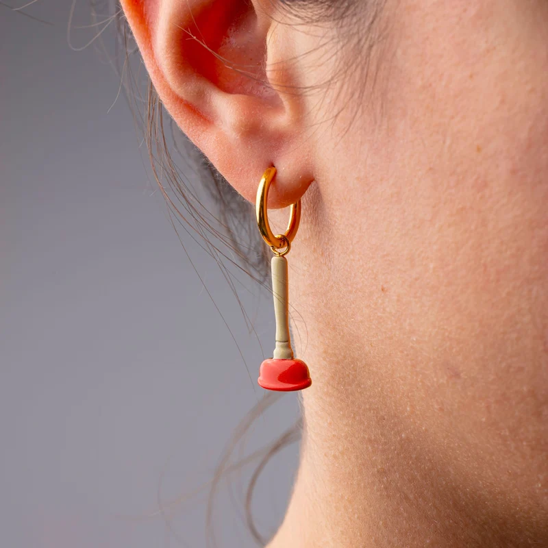 Seletti Toiletpaper Pendant Earrings