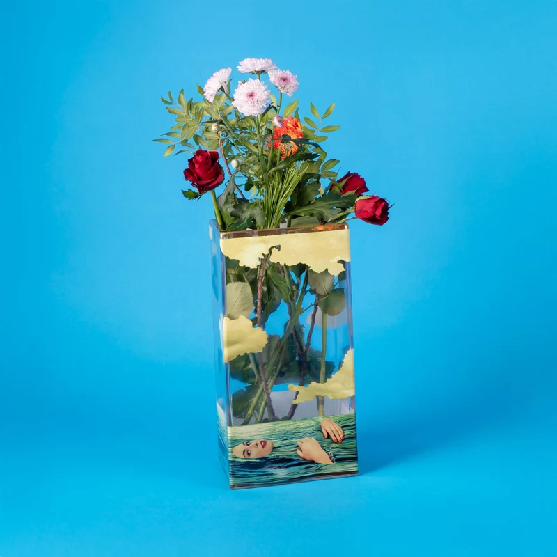 Seletti Toiletpaper Glass Vase 30 cm