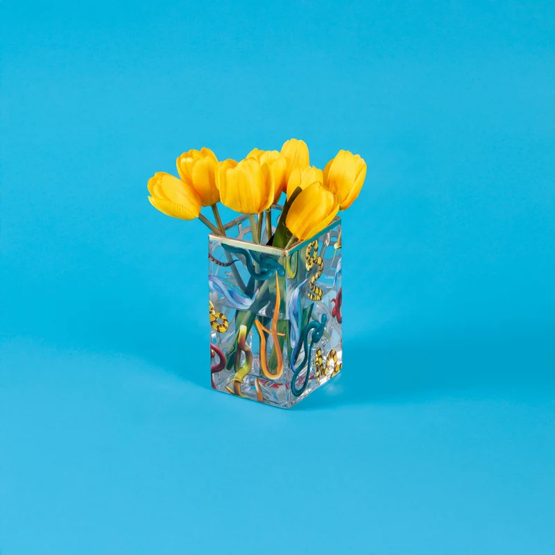 Seletti Toiletpaper Glass Vase 14 cm