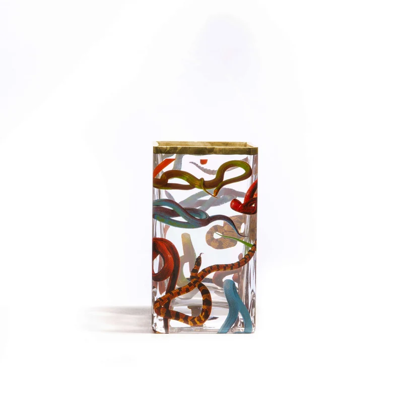 Seletti Toiletpaper Glass Vase 14 cm