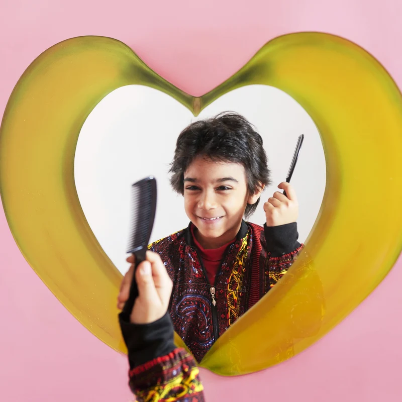 Seletti Love Banana Shaped Mirror