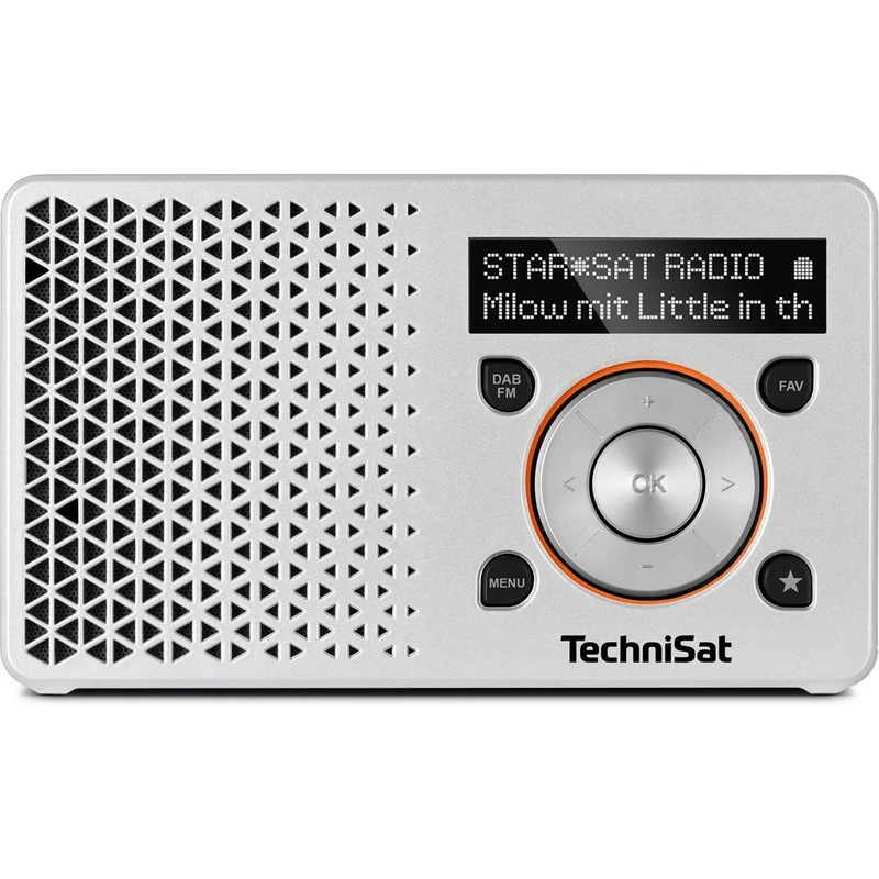 Technisat DIGITRADIO 1 portable Silber / Orange