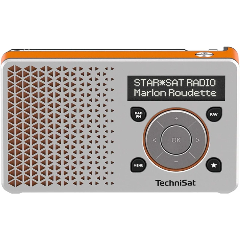 Technisat DIGITRADIO 1 portable Silber / Orange