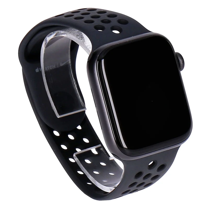 Apple Watch Series 6 44mm Nike GPS + 4G Spacegrau Aluminiumgehäuse mit Sportarmband Schwarz