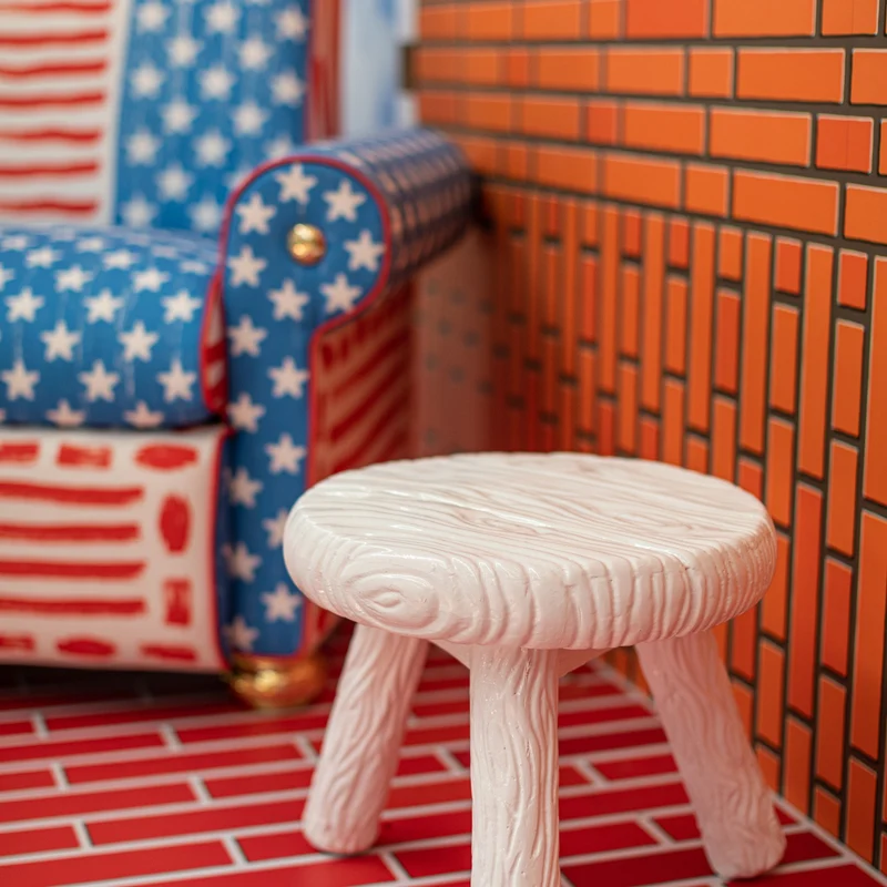 Seletti Blow Milk Stool