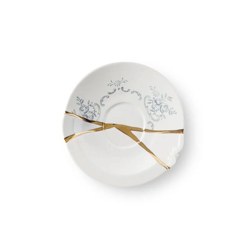 Seletti Kintsugi Coffee Cup with Saucer