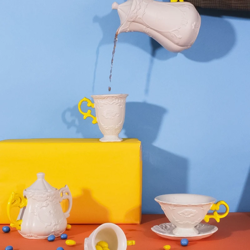 Seletti I-Wares Gold Coffee Cup Set