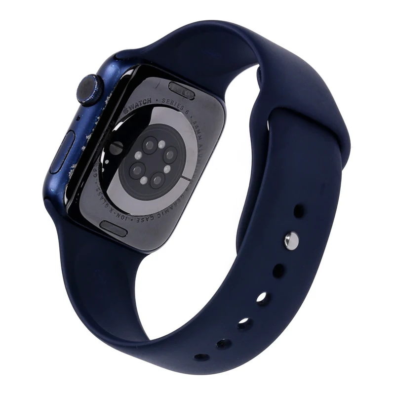 Apple Watch Series 6 44mm GPS Blau Aluminiumgehäuse mit Sportarmband Deep Blue