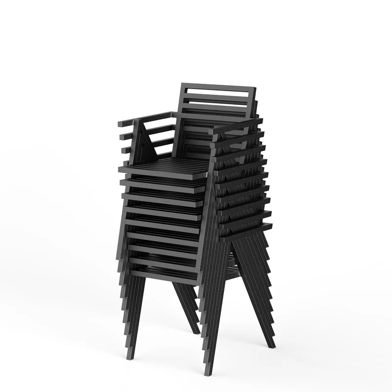 NINE 19 Outdoors Stacking Arm Chair