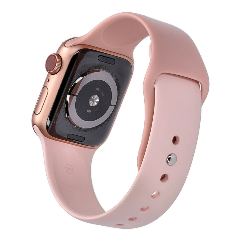Apple Watch Series 5 40mm GPS + 4G Gold Aluminiumgehäuse Sportarmband Pink Sand
