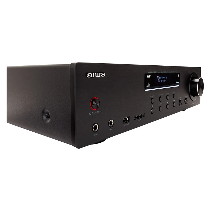 Aiwa AMR-200DAB BK Vollverstärker 200W, BT, USB Schwarz