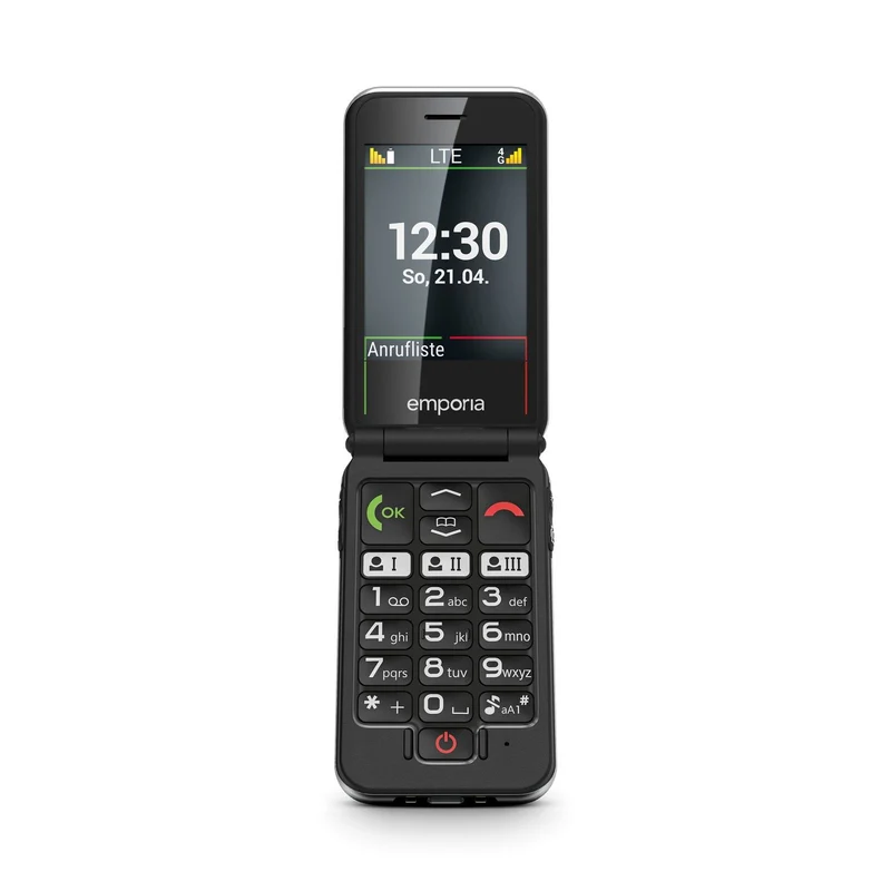 Emporia emporiaJOY-LTE 7,11 cm (2.8) 115 g Schwarz Seniorentelefon