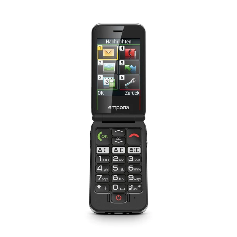 Emporia emporiaJOY-LTE 7,11 cm (2.8) 115 g Schwarz Seniorentelefon